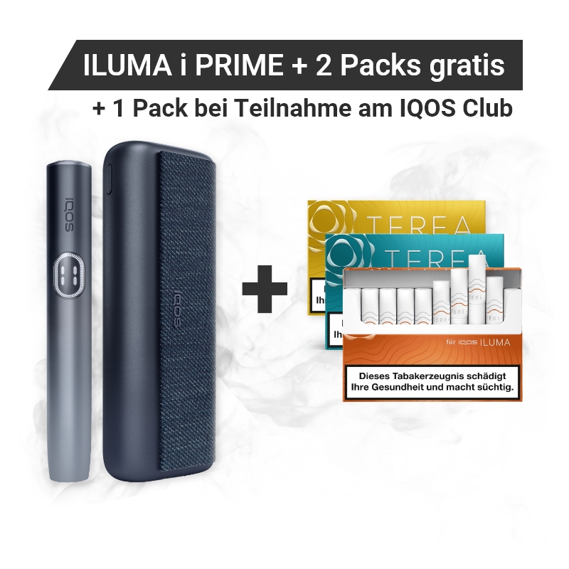 IQOS ILUMA i PRIME Midnight Black + Gratis TEREA Packs
