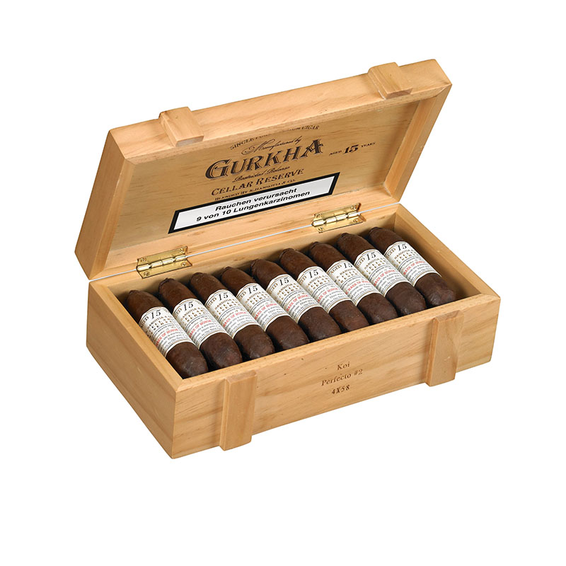 Gurkha Cellar Reserve 15 Years Koi Zigarren Kiste Open