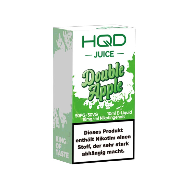 HQD Juice Double Apple 18mg Nikotinsalz Liquid Flasche