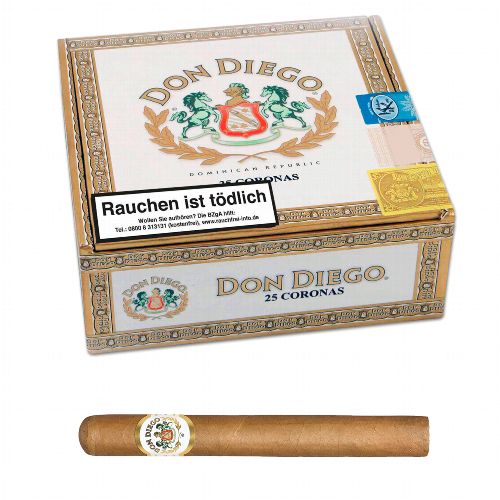 Don Diego Coronas Zigarren 25er Kiste