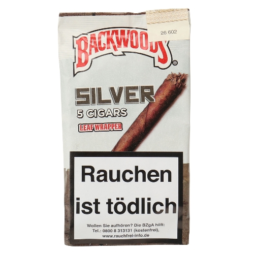 Backwoods Silver Zigarillos Packung
