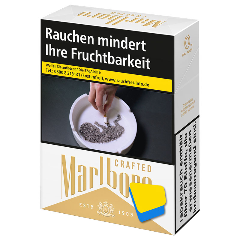 Marlboro Crafted Gold 2XL Zigaretten Schachtel