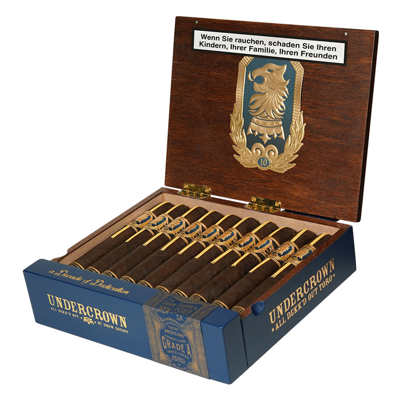 Drew Estate Undercrown 10 Toro Zigarren Kiste