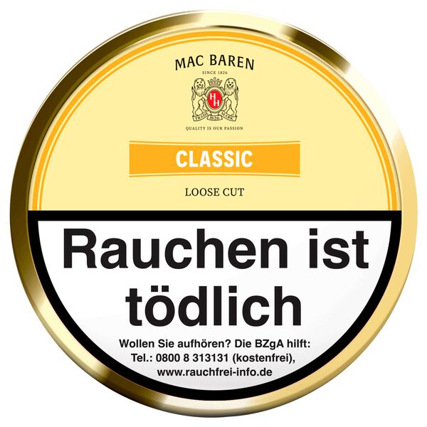 Mac Baren Classic Loose Cut Pfeifentabak Dose