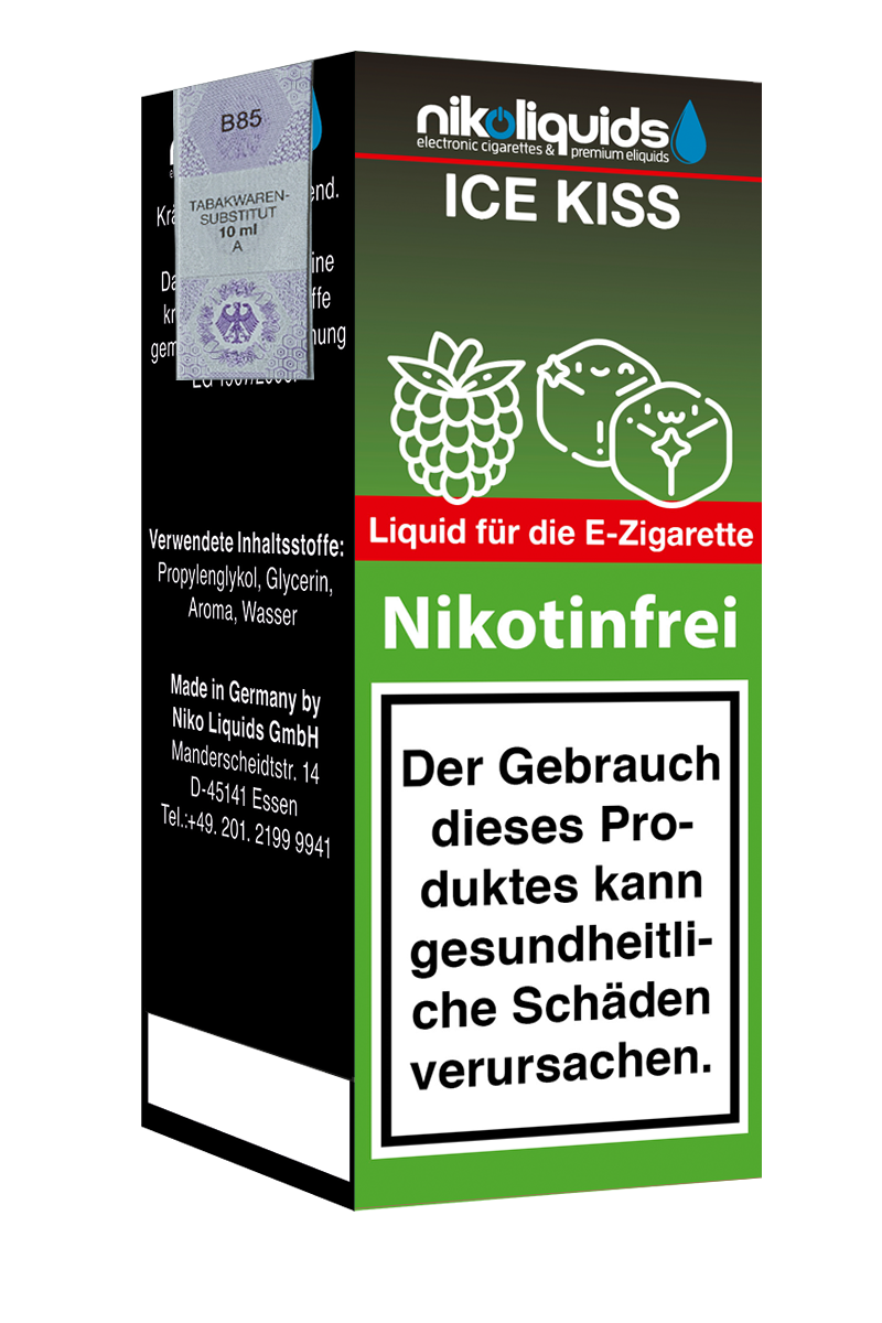 E-Liquid Nikoliquids Ice Kiss 0 mg 70 Pg/30 Vg
