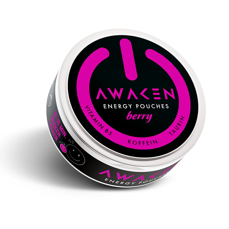 Awaken Energy Pouches Berry Dose