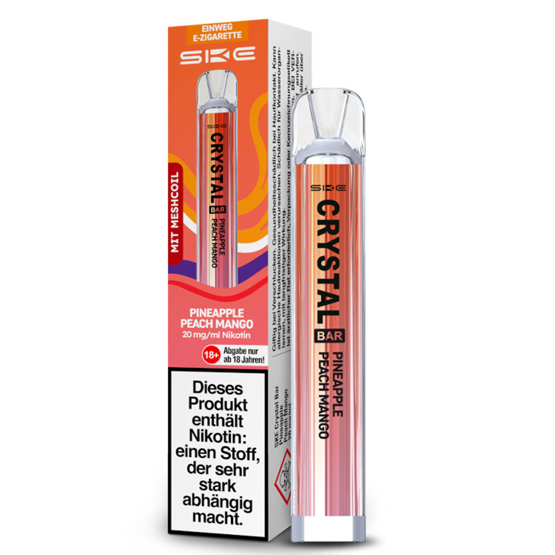 SKE Crystal Bar Pineapple Peach MangoEinweg E-Zigarette