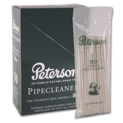 Pfeifenreiniger Peterson weiß konisch Beutel