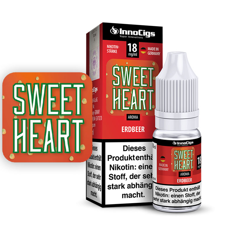 E-Liquid Innocigs Sweetheart Erdbeere Aroma 18 mg