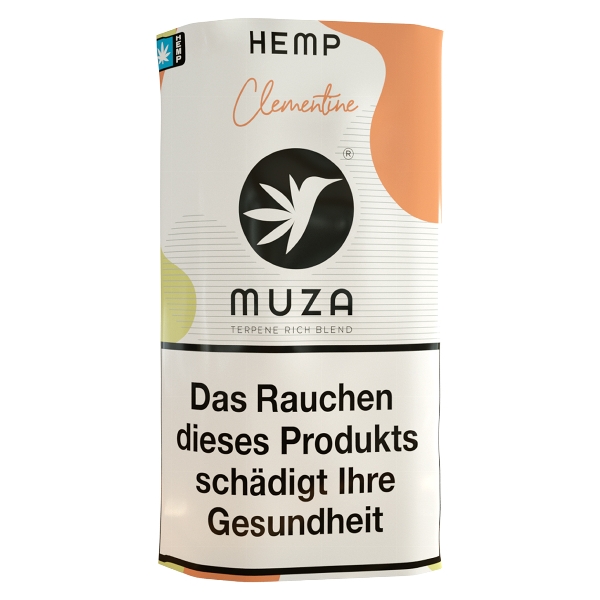 Muza Hemp Clementine Terpene Rich Blend Kräutertabak Pouch