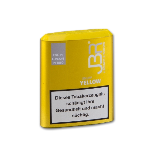 JBR Yellow Snuff Schnupftabak Dose