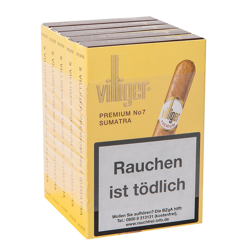 Villiger Premium No. 7 Sumatra Zigarillos Gebinde