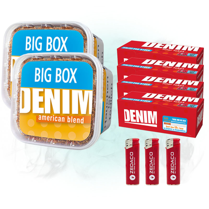 Denim Volumentabak Big Eimer Aktion Large