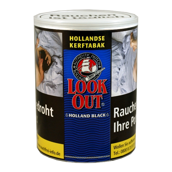 Look Out Holland Black Tabak Dose