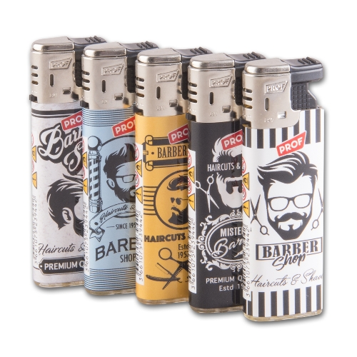 Feuerzeug Turbo Prof Barber Shop 50er Display