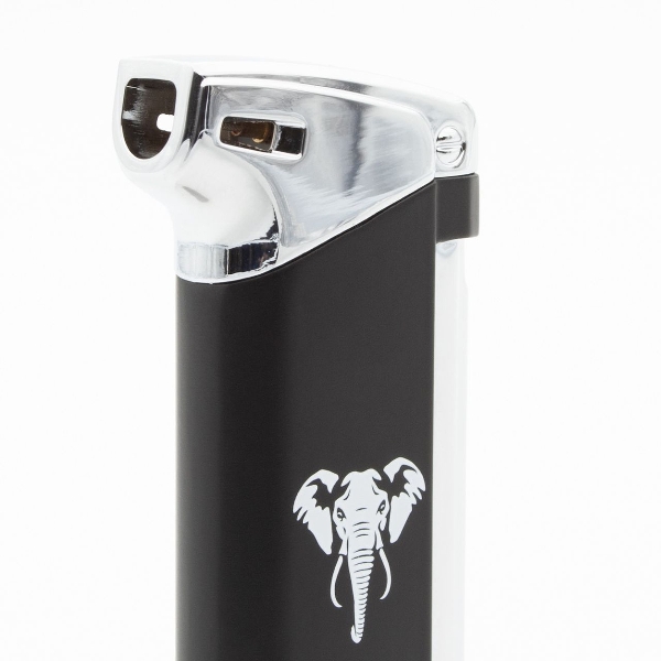 White Elephant Pro-Bo Pfeifenfeuerzeug Schwarz oben