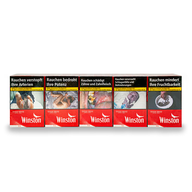 Winston Red Original Pack Zigaretten Stange