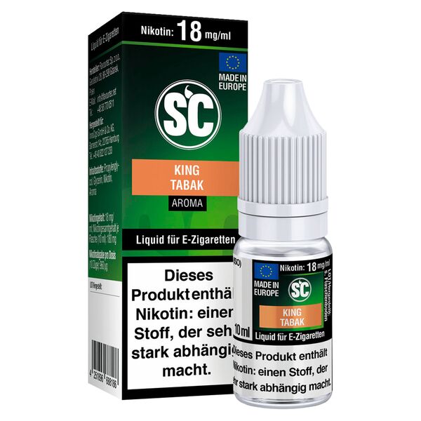 SC King Tabak 18mg Nikotinsalz Liquid