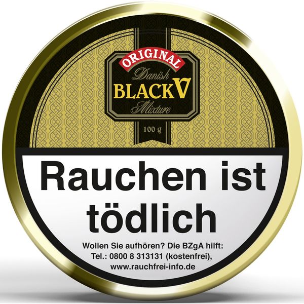 Danish Black V Pfeifentabak Dose