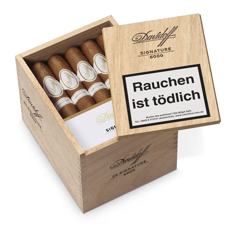 Davidoff Signature No. 6000 Zigarren Kiste