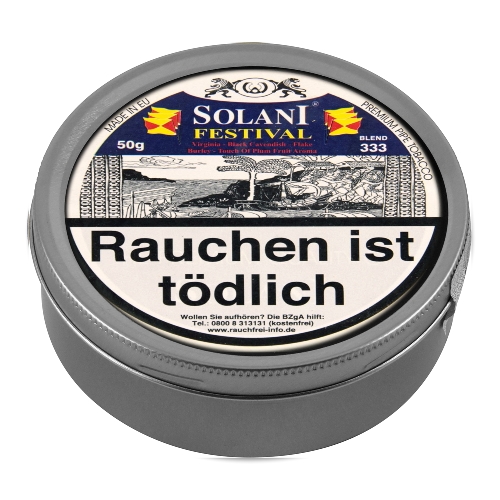 Solani Festival Blend 333 Pfeifentabak Dose