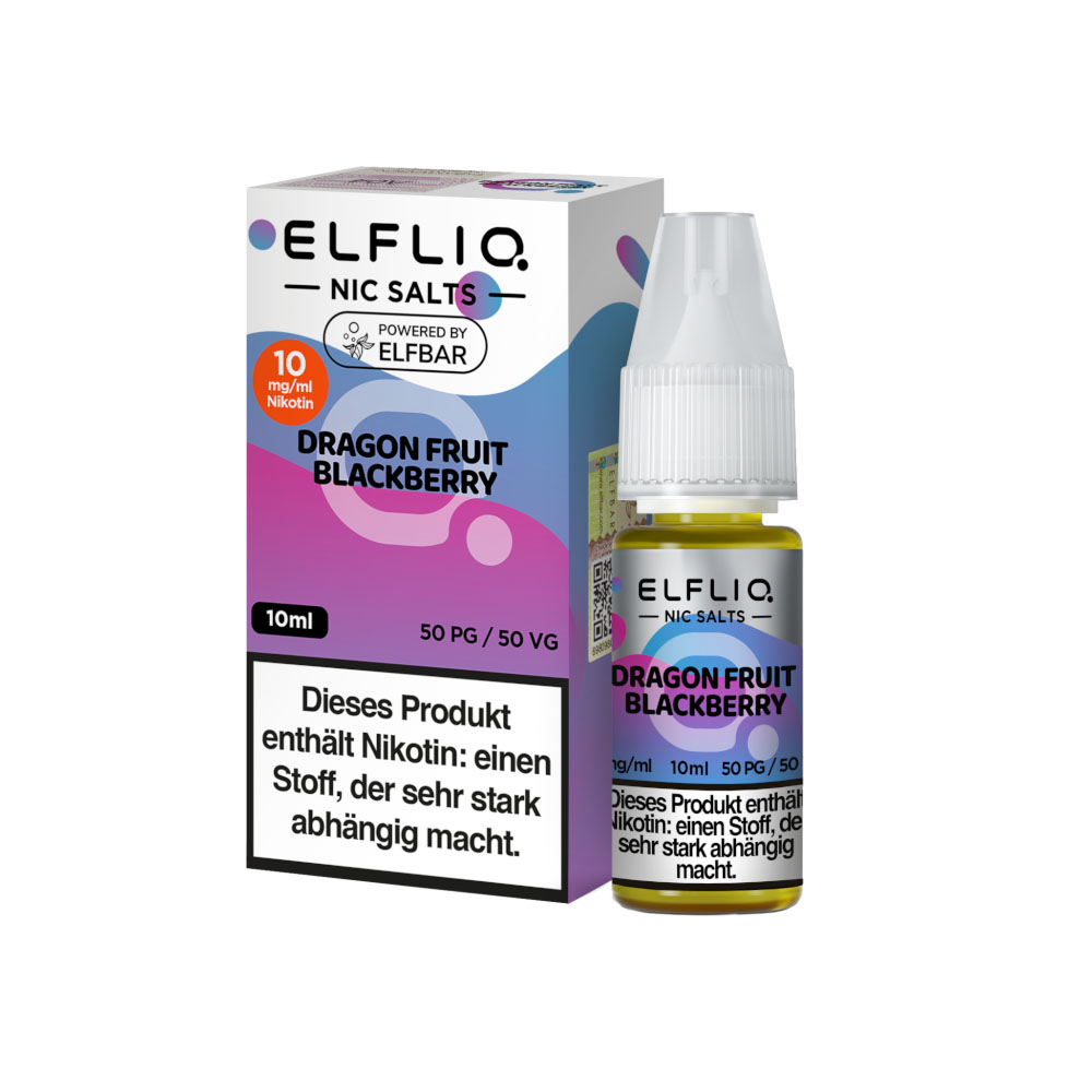 Elfbar Elfliq Dragon Fruit Blackberry 10mg Nikotinsalz