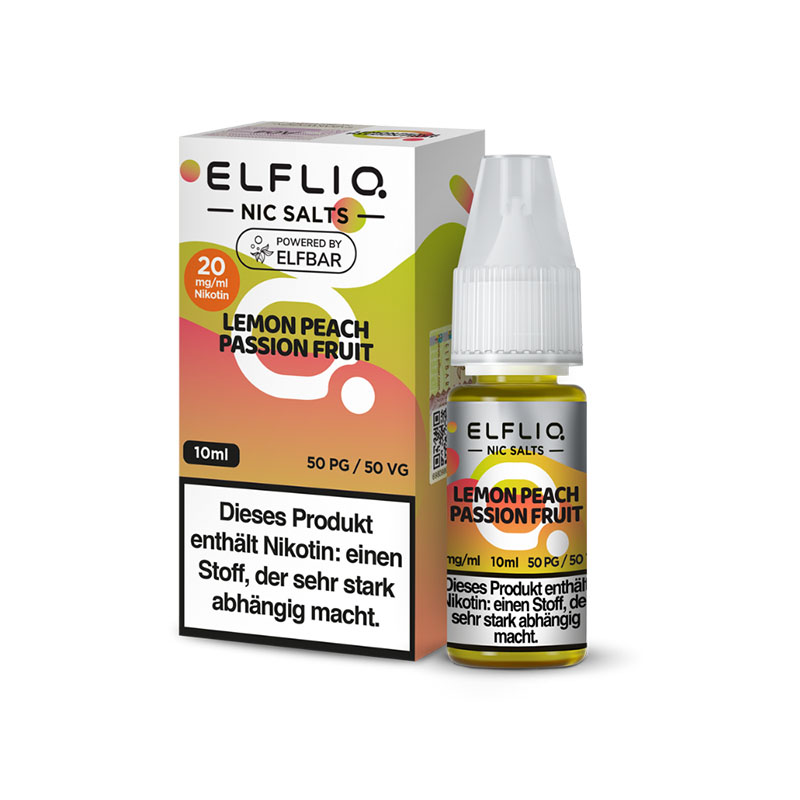 Elfbar Elfliq Lemon Peach Passion Fruit 20mg Nikotinsalz