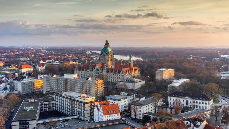 Arial Shot von Hannover