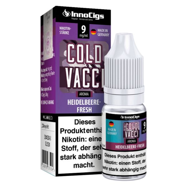 E-Liquid Innocigs Cold Vacci Fresh Heidelbeere Aroma 9mg