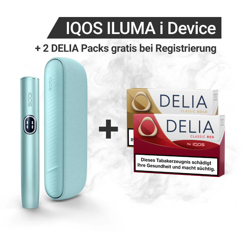 IQOS ILUMA i + Gratis DELIA Sticks bei Registrierung