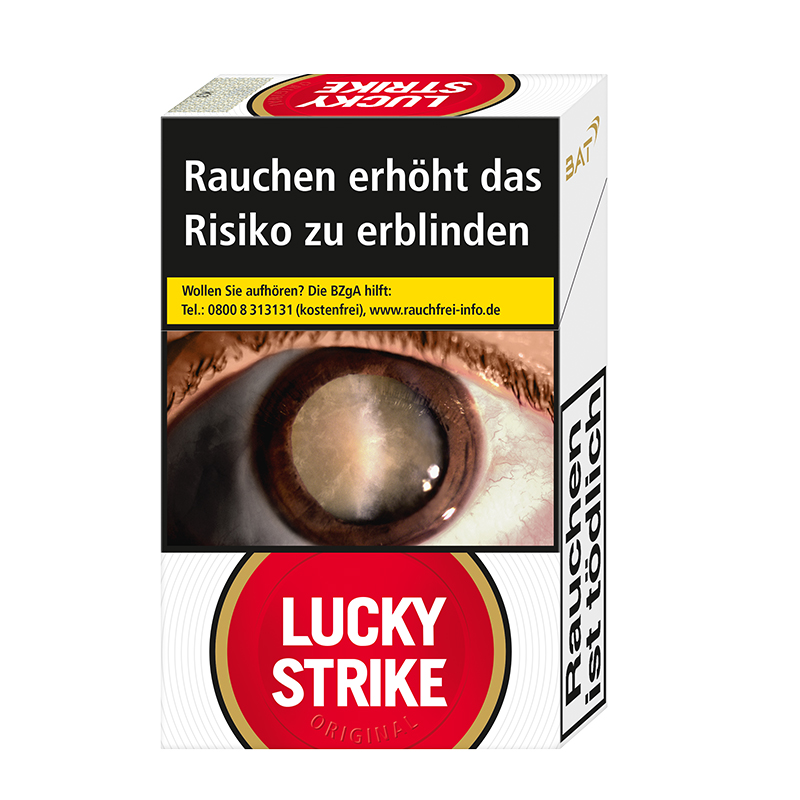 Lucky Strike Red OP Zigaretten Schachtel