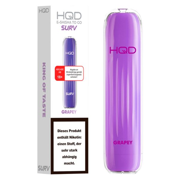 HQD Einweg E-Zigarette Surv Grapey 18 mg
