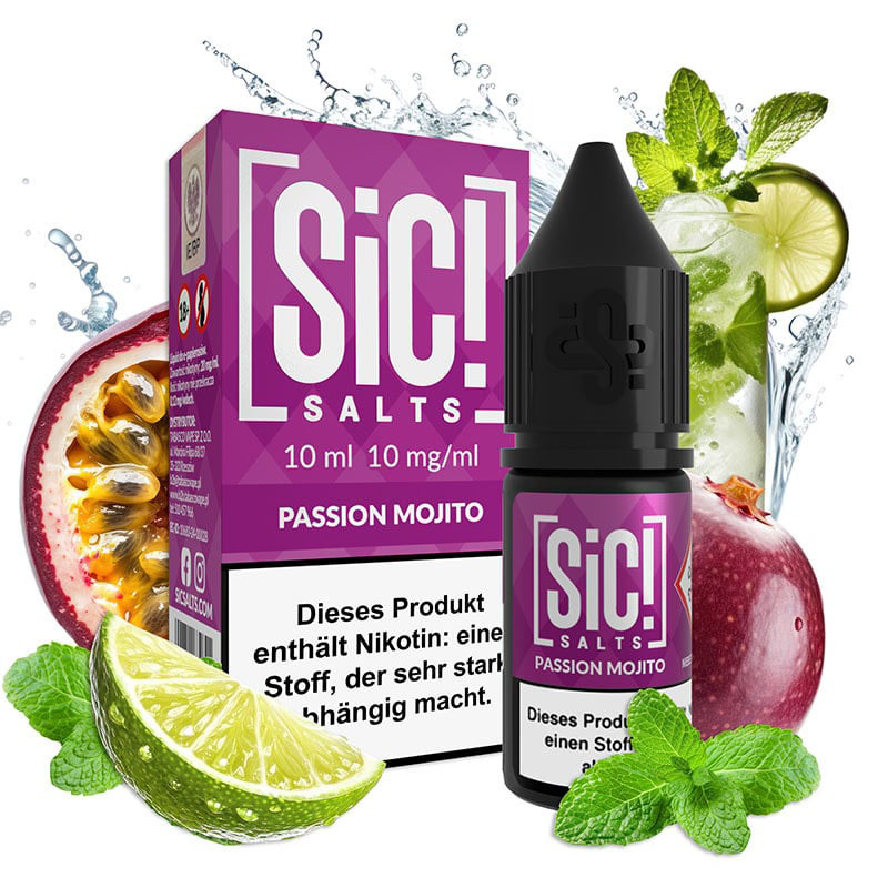 SiC! Salts Passion Mojito 10mg Nikotinsalz Liquid