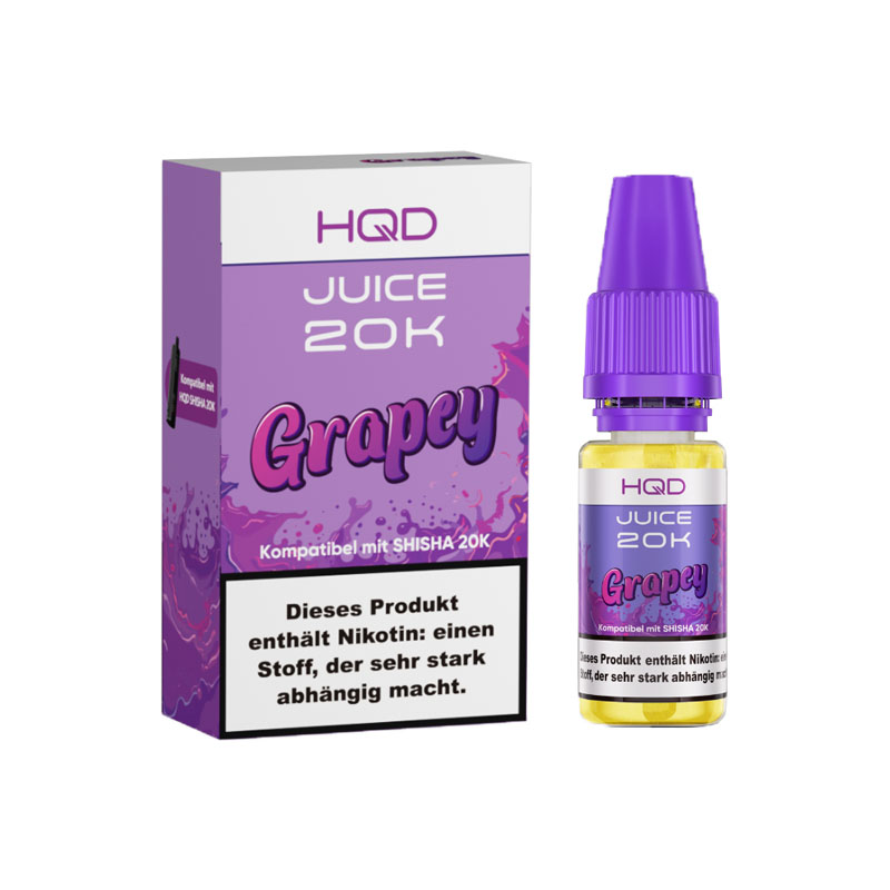 HQD Juice 20K Grapey 3mg Nikotinsalz Liquid Flasche