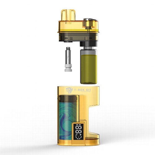 T-Rox Game Changer Kit Gelb E-Zigarette offen