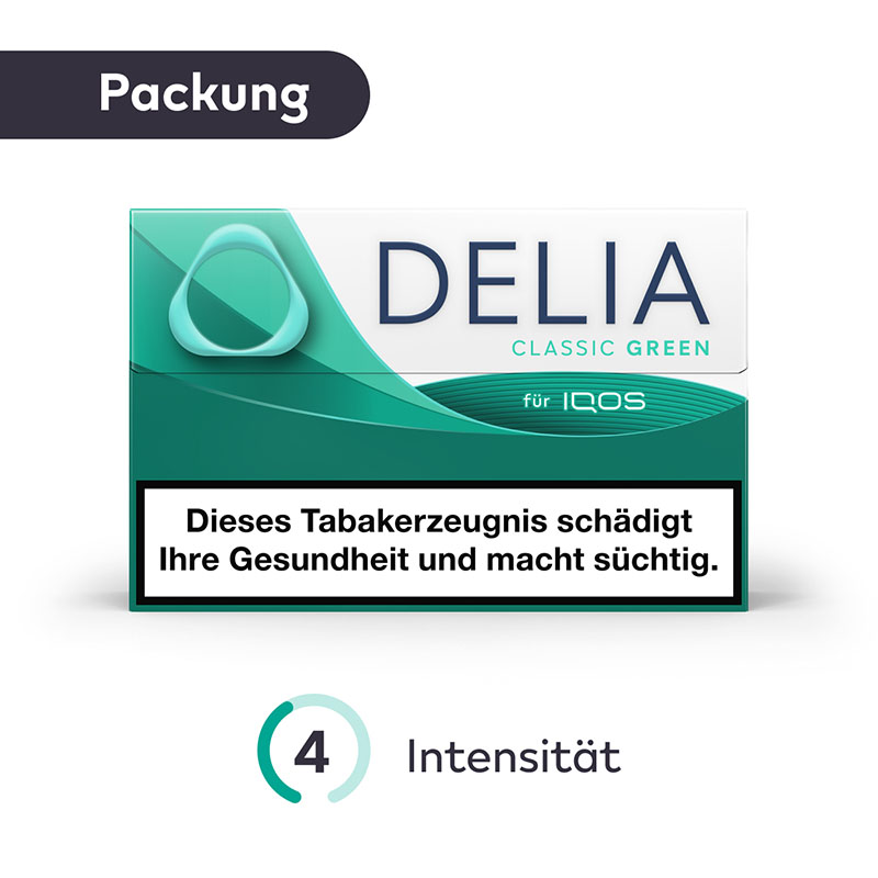 DELIA Classic Green Sticks Packung