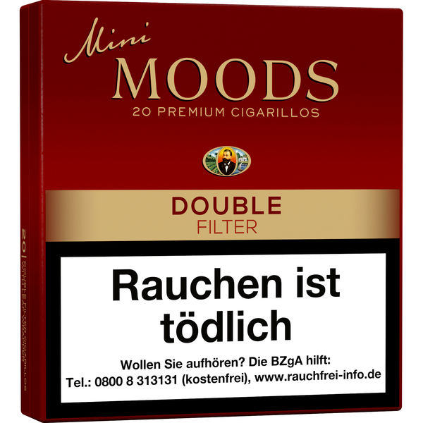 Dannemann Mini Moods Double Filter 20er Schachtel