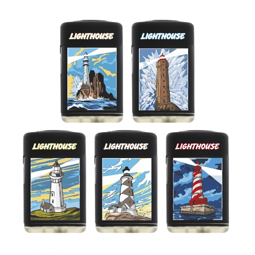 Atomic Lighthouse Design Feuerzeug