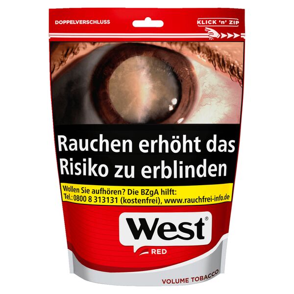 West Red Volumentabak XL Beutel
