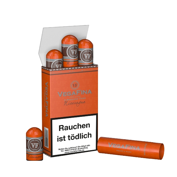 Vegafina Nicaragua Robusto Tubo Zigarren Schachtel