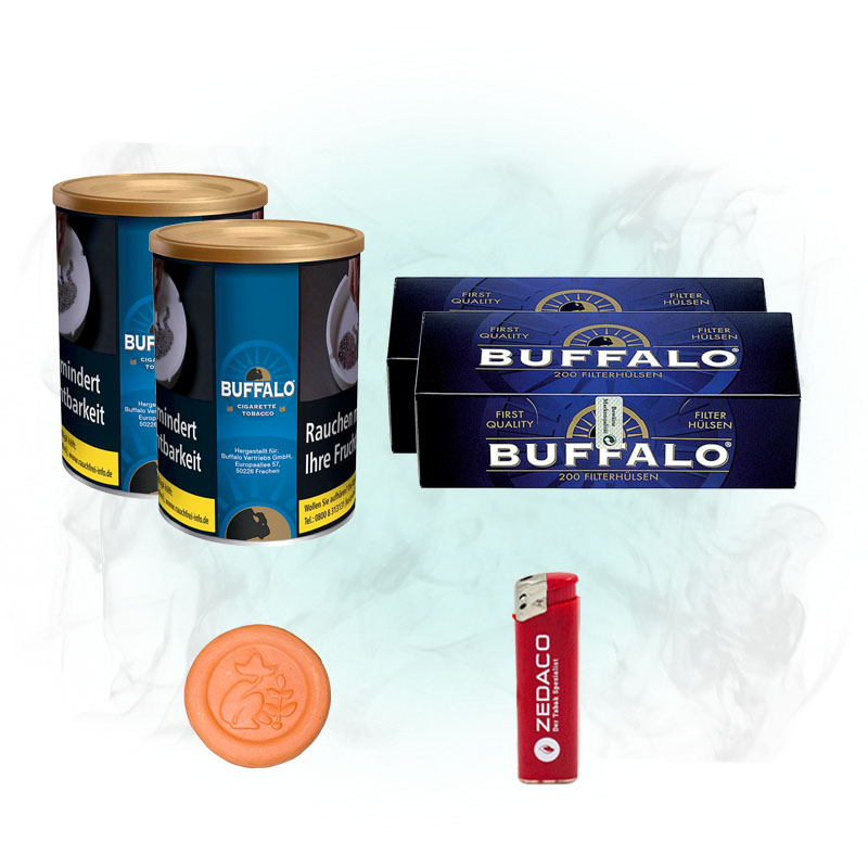 Buffalo Blue Tabak Aktion Small mit Befeuchter