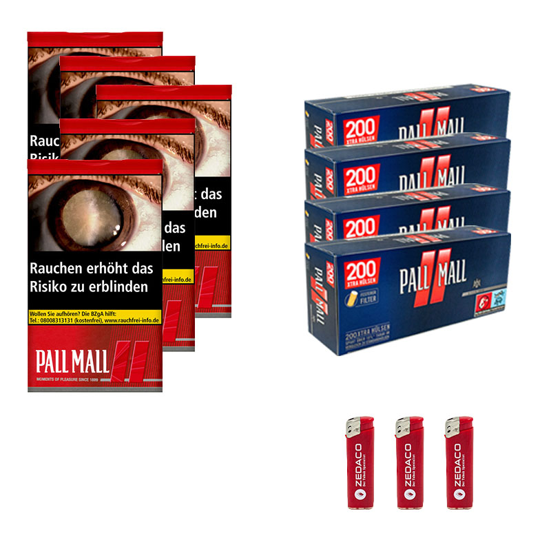 Pall Mall Volumentabak Red XL Dose Aktion Large Pall Mall Rot