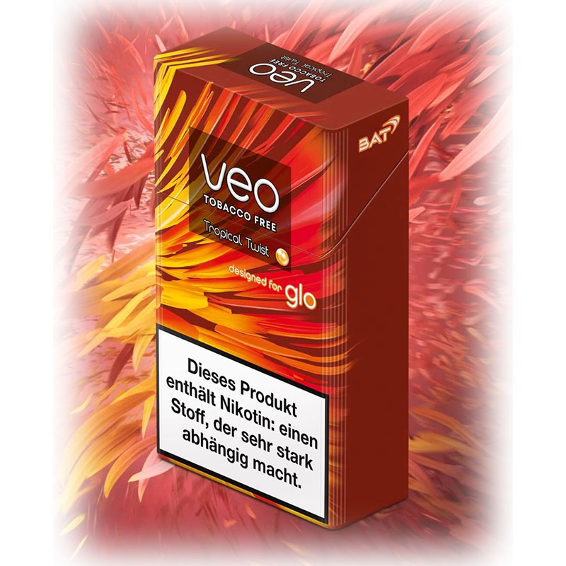 Veo Tropical Twist Sticks Schachtel