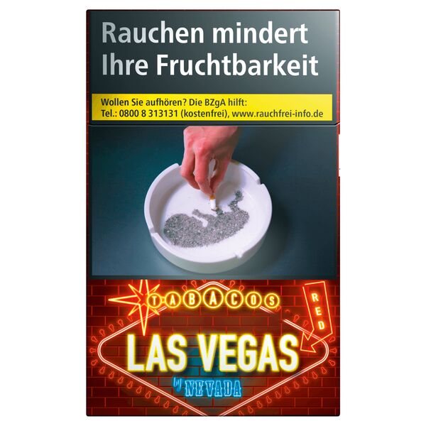 Las Vegas Red Zigaretten Schachtel