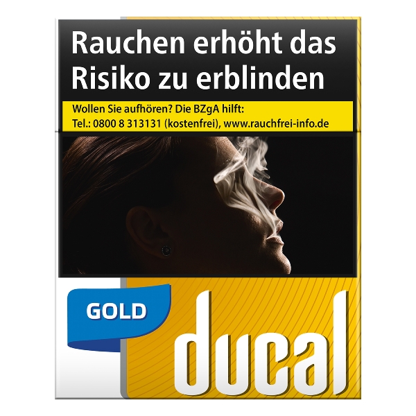 Ducal Gold XXL Zigaretten Schachtel