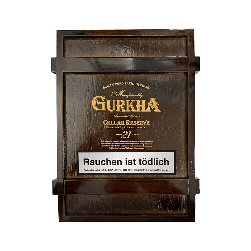 Gurkha Cellar Reserve 21 Years Hedonism Zigarren Kiste Closed