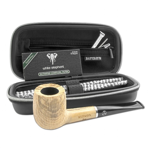 Rattrays Joy Olive Brushed Pfeife Starter Set