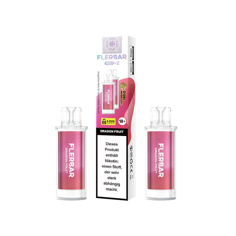 Flerbar Dragon Fruit 20mg Prefilled Pod