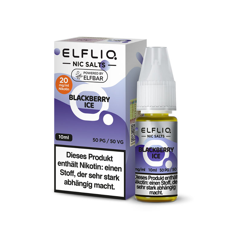 Elfbar Elfliq Blackberry Ice: Brombeer-Frische mit 20 mg Nikotinsalz Elfbar Elfliq Blackberry Ice: Brombeer-Frische mit 20 mg Nikotinsalz