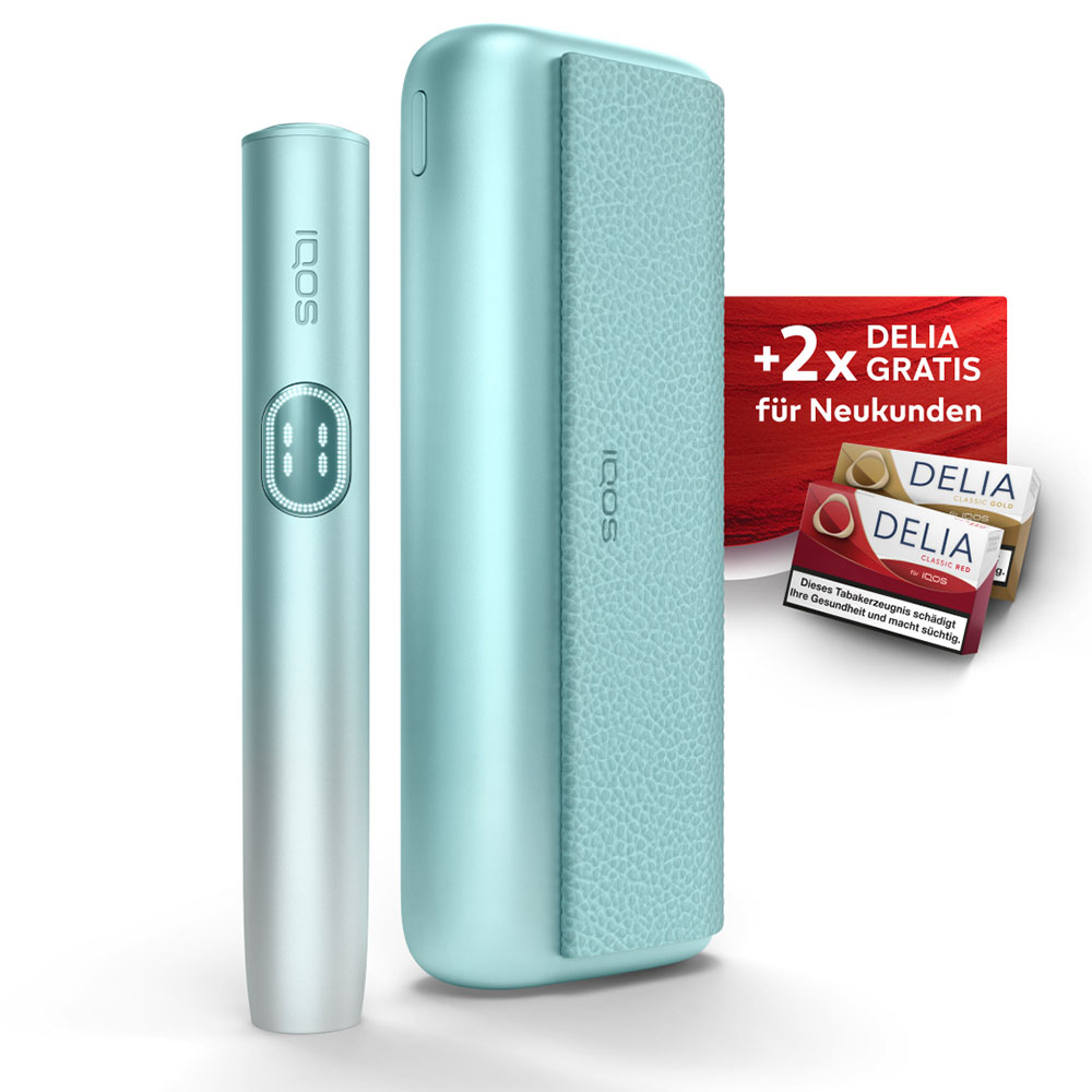 IQOS ILUMA i PRIME + Gratis DELIA Sticks bei Registrierung Breeze Blue